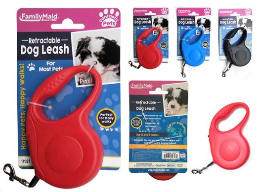 24 Pieces Retractable Dog Leash - Pet Collars And Leashes