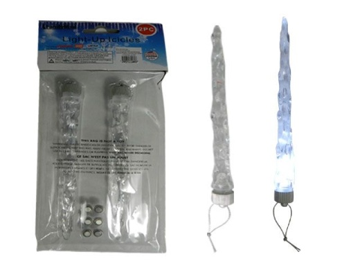 96 Pieces Light-Up Icikles - Lightbulbs