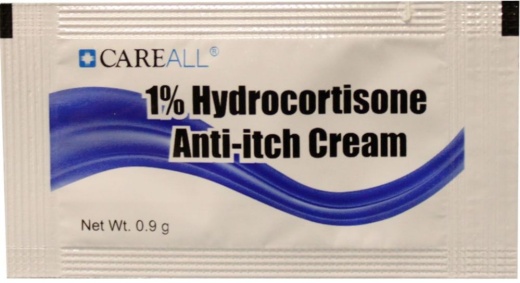 1728 Pieces 0.9G Hydrocortisone Cream Packet - First Aid and Bandages