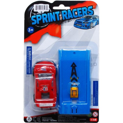 72 Pieces Sprint Racers Toy Set - Cars, Planes, Trains & Bikes
