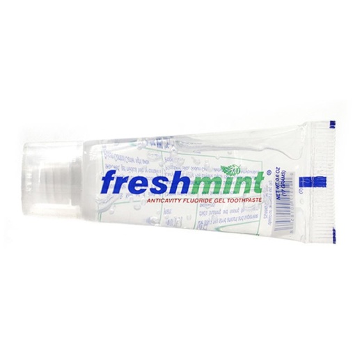 720 Pieces Freshmint 0.6 Oz. Clear Gel Anticavity Fluoride Toothpaste - Toothbrushes and Toothpaste