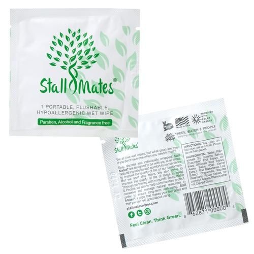 500 Pieces Hypoallergenic Flushable Feminine Wet Wipes - First Aid for Donation