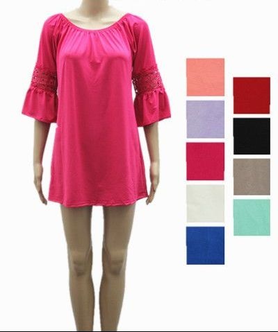 24 Pieces Womens Short Summer Solid Color Dress In Assorted Color - Womens Sundresses & Fashion