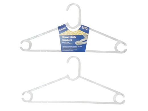 96 Pieces 2 Piece Clear Plastic Hangers - Buy Online and Get Organized