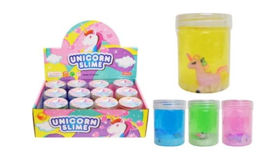 72 Pieces Slime with Toy Unicorn - Slime & Squishees