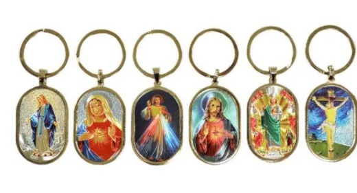 72 Pieces Metal Christian Keychain - Key Chains to Buy Online