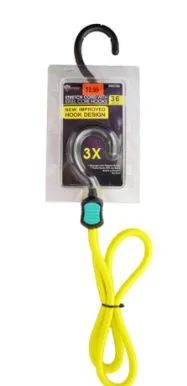 48 Pieces Bungee Cord with Steel Core Hooks 36 Inch - Bungee Cords
