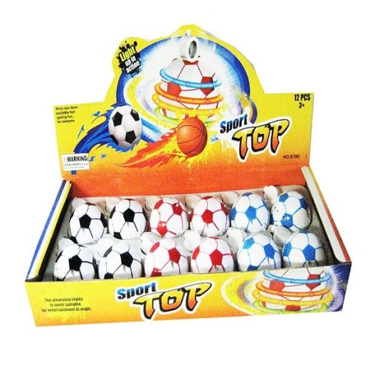 72 Pieces Top Spinner Assorted Color - Light Up Toys