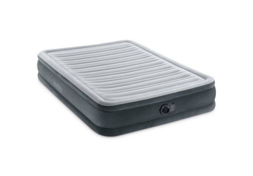 Intex Dura-Beam Comfort Plush Full Air Bed, Grey