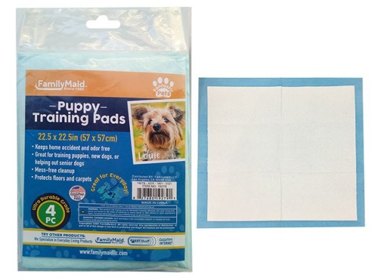 72 Pieces 4Pc Puppy Training Pads - Pet Grooming Essentials