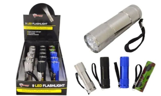 30 Pieces Promo Led Metal Flashlight - Flash Lights