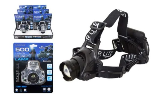 6 Pieces Deluxe Led Head Lamp 500 Lumens - Lamps and Lanterns