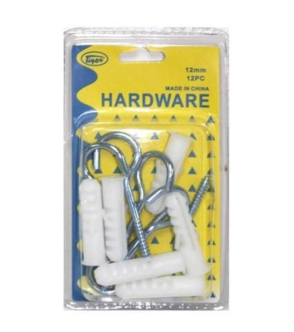 144 Pieces 12 Piece 12mm Hooks with Anchors