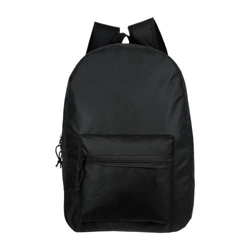 24 Pieces Kids Basic Black Backpacks - Backpacks 15" or Less