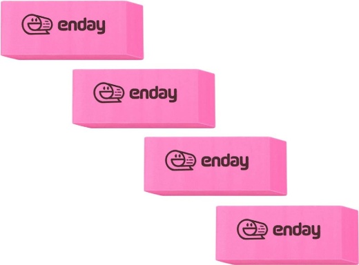 50 Pieces Soft Bevel Eraser, Pink 4Pk - Erasers for Art and Craft
