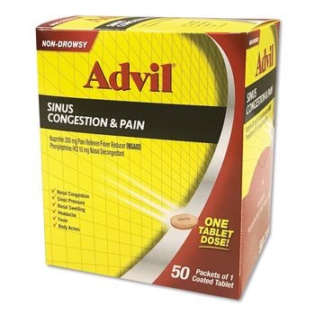 Advil Allergy & Congestion 1 Ct Dispenser Box - Pain and Allergy Relief