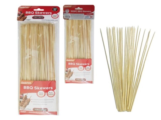 96 Pieces 100 Piece Bamboo BBQ Skewers