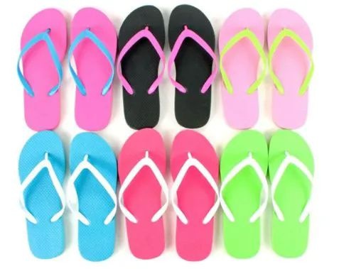 48 Pieces Flip Flop Two Tone - Women's Flip Flops
