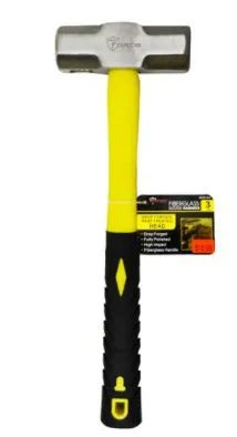 12 Pieces Fiberglass Sledge Hammer 3 Pounds - Hammers
