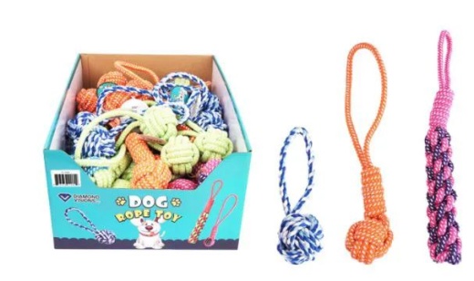 36 Pieces Dog Rope Toys Assorted - Pet Toys