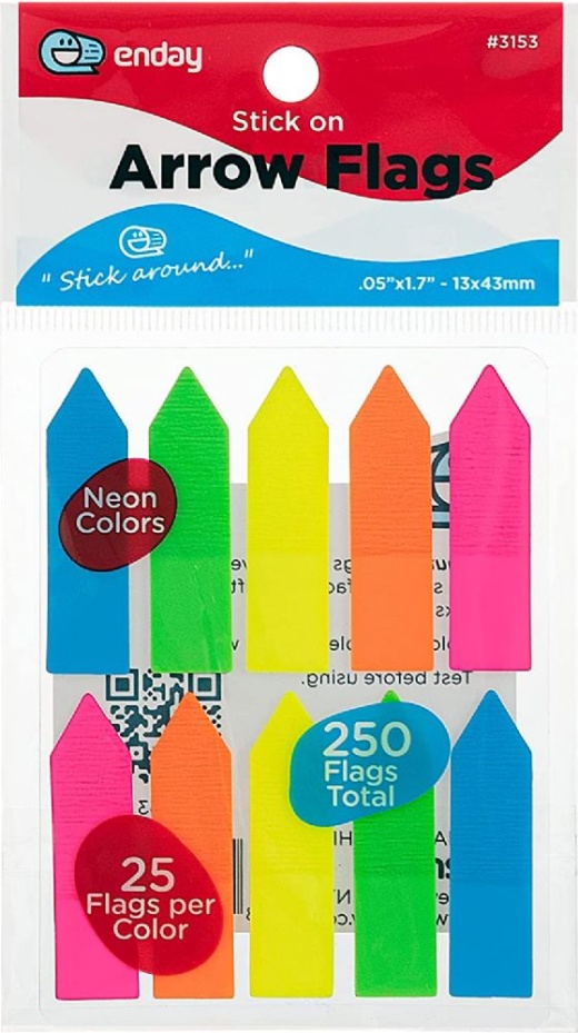 50 Pieces Stick On Arrow Flags - Flag