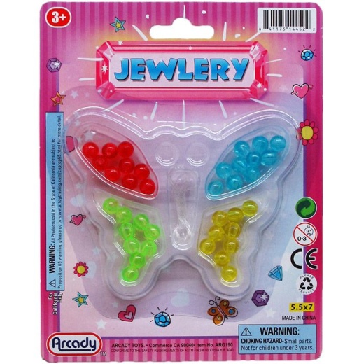144 Pieces Beads & Jewelry Play Set - Girls Toys Assortment