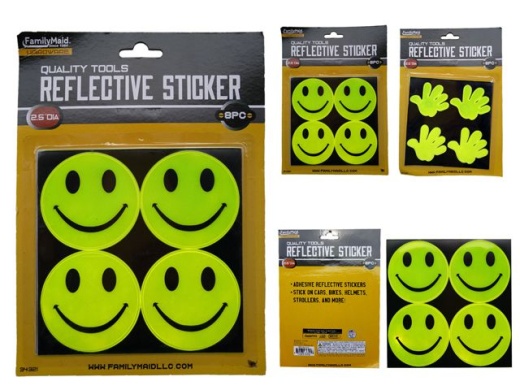 96 Pieces 8Pc Reflective Stickers for Cars, Bikes, Helmets, and More