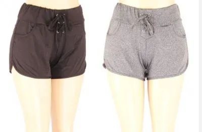 72 Pieces Womens Assorted Color Shorts - Womens Shorts