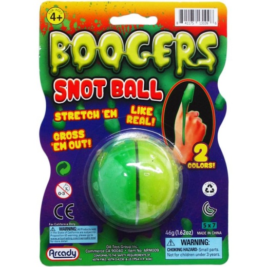 72 Pieces 2-Color Booger Putty in 2.5" Capsule on Blister Card - Slime & Squishees