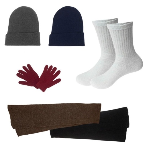 Winter Care Sets - Unisex Socks, Gloves, Scarf, Beanie