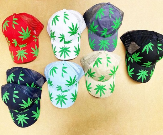 36 Pieces Leaves Mesh Ball Cap - Baseball Caps & Snap Backs