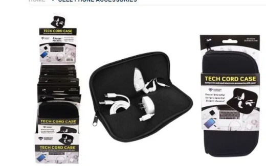 32 Pieces Tech Accessory Case - Headphones and Earbuds