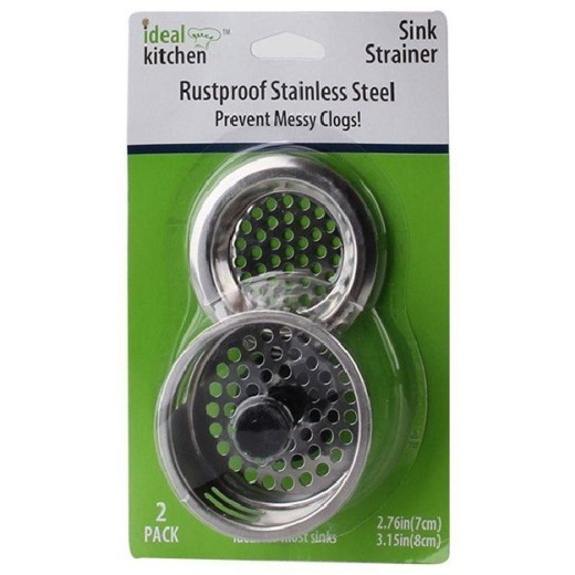 72 Pieces 2 Piece Stainless Steel Sink Strainer - Plumbing Supplies