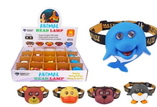 20 Pieces Animal LED Head Lamp - Flash Lights