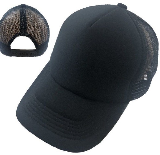 36 Pieces Trucker Hat Black Only - Baseball Caps & Snap Backs