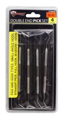 24 Pieces Double Ended Picks 4 Piece - Hardware Gear