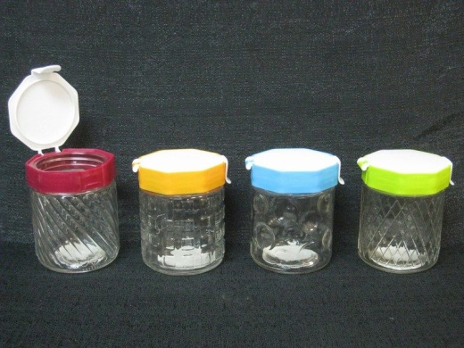 48 Pieces Glass Jar with Flip Seal Lid Assortment - Storage and Organization