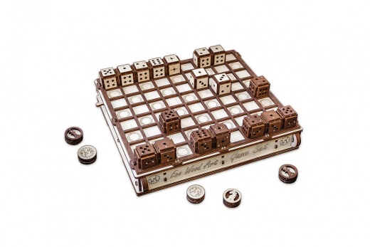 Game Set 1- Chess Checkers Battle Construction Kit