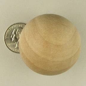 1-3/4" Wooden Round Balls, 100