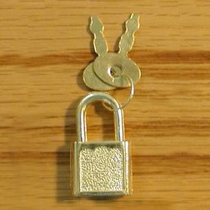 Padlock With Keys