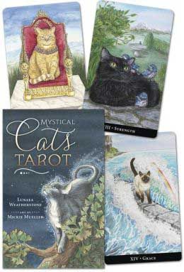 Mystic Cats Tarot (Book And Deck) By Weatherstone & Muller