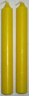 1/2" Yellow Chime Candle 20 Pack