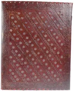 10" X 13" Stone Leather Blank Book W/ Latch