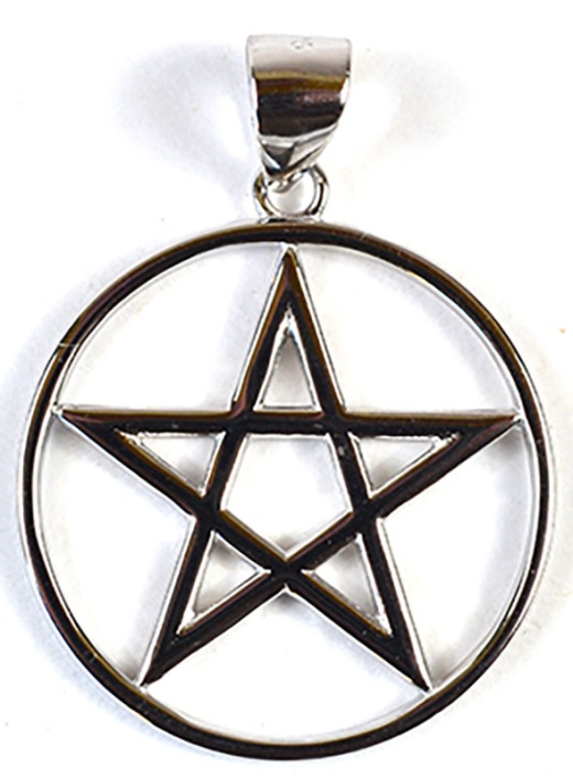 7/8" Pentagram Sterling