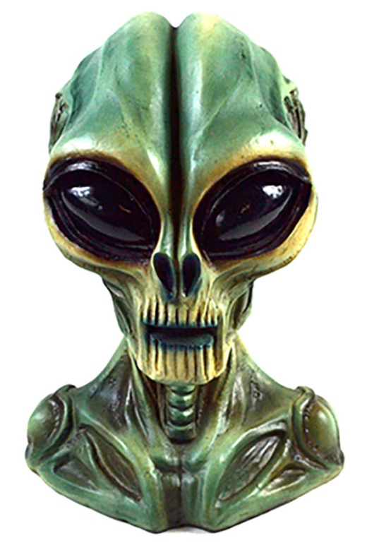 8" Alien Head Led Eyes