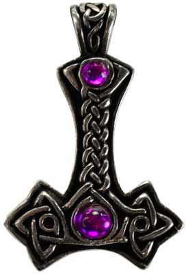 Thor's Hammer Pewter - Mjollnir Replica Pendant