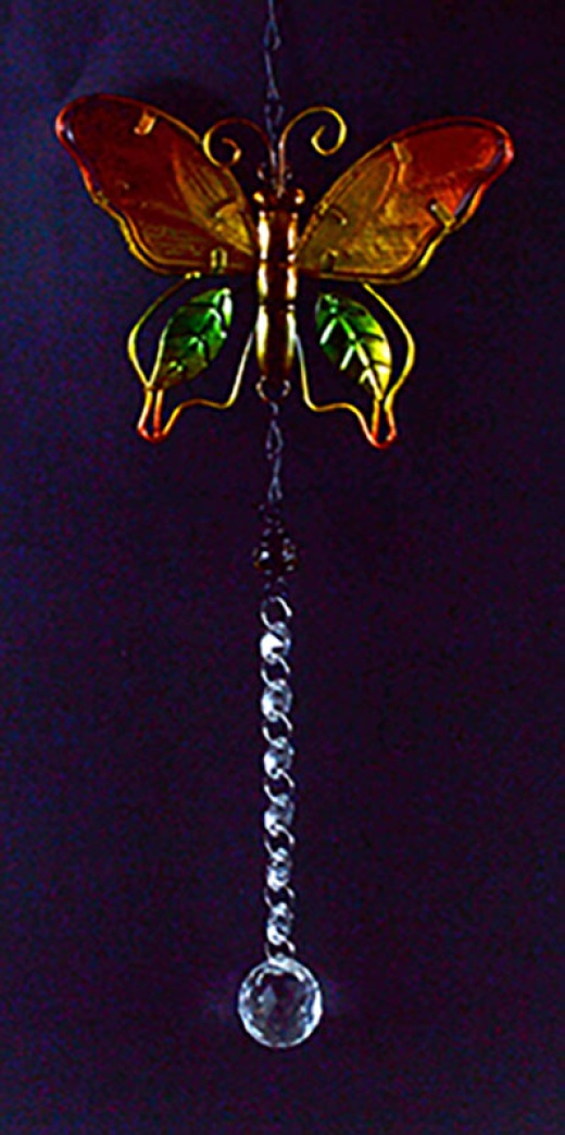 6" X 15" Butterfly Sun Catcher