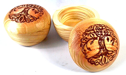 Tree of Life Box Set - 2 1/2" Wooden Box with Lid
