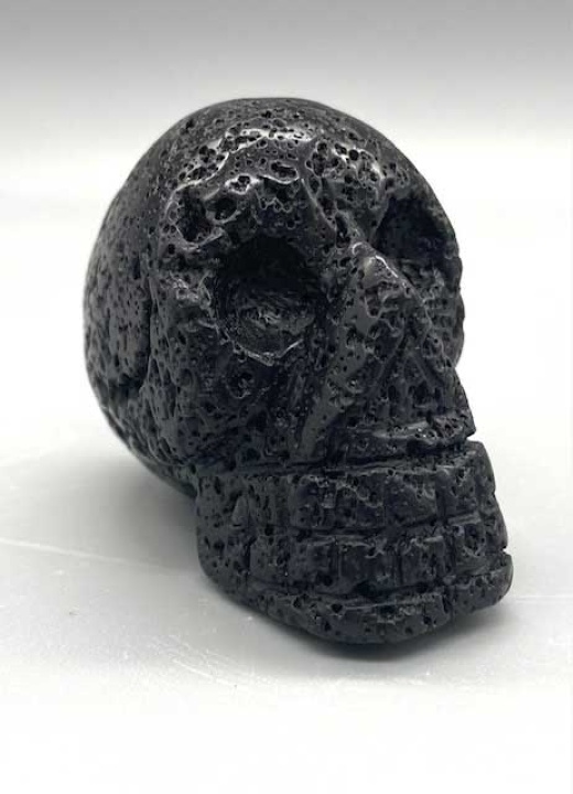 1 1/2" Lava Skull - A Powerful Symbol of Balance and Grounding