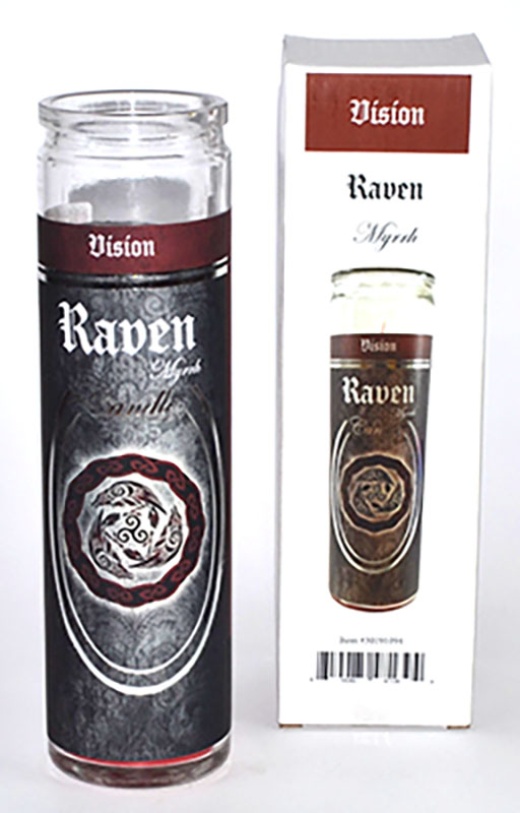 90 Hr Raven (Myrrh) Jar Candle